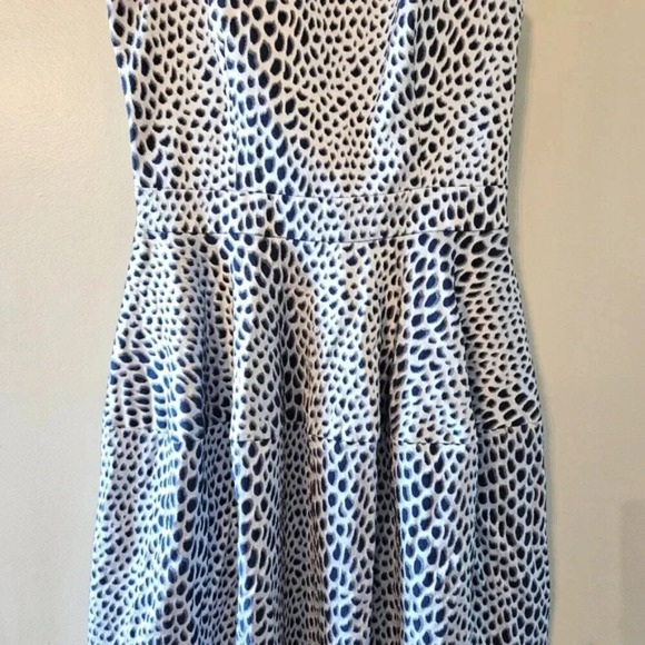 Hugo Boss Women's Printed Cotton Blended Sleeveless Mini Classy Mini Dress Sz 6. - Picture 6 of 16
